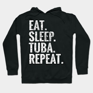 Eat Sleep Tuba Repeat Hoodie